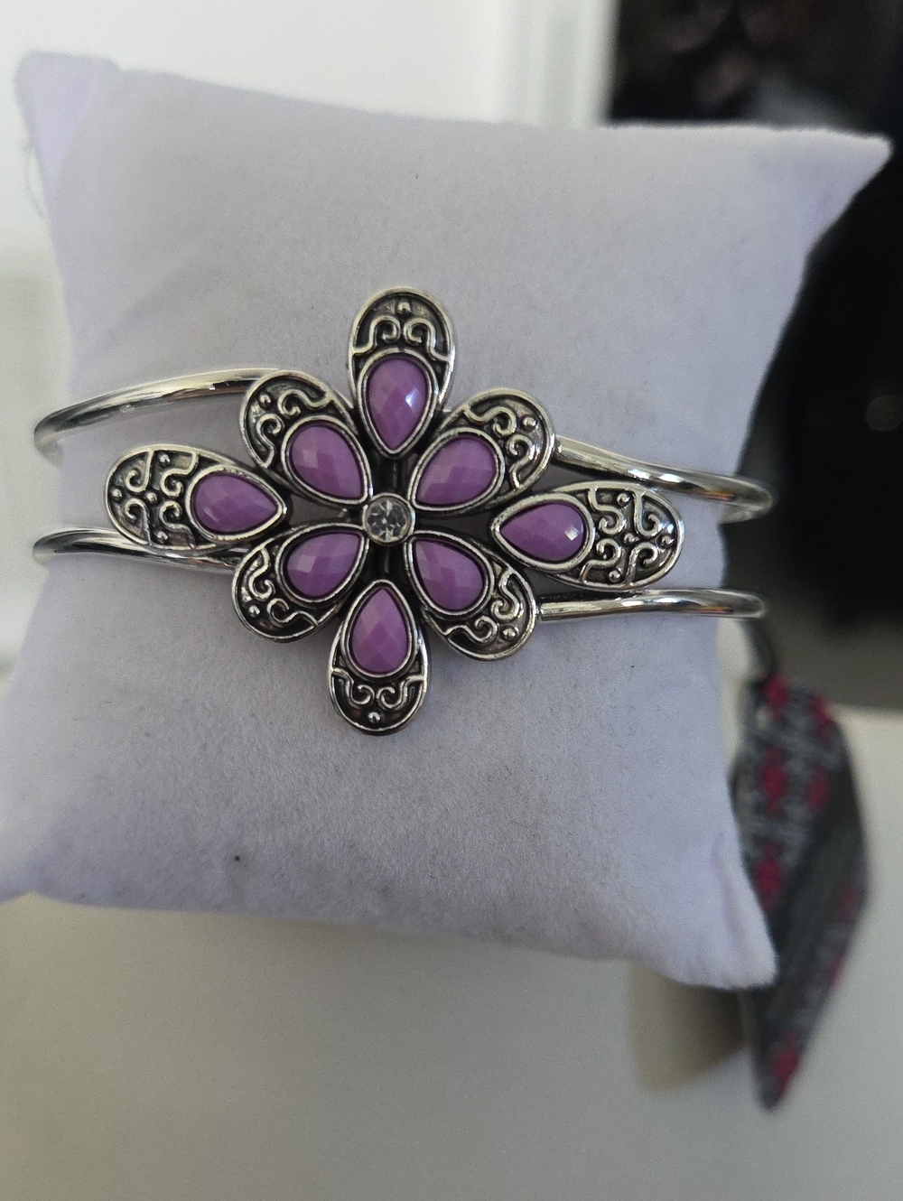 Paparazzi Go With The Florals Purple Bracelet NWT